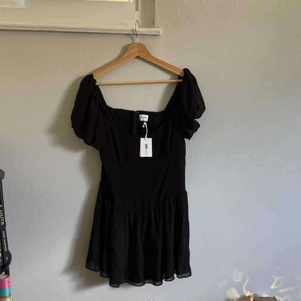 Sunday Best Black Mini Dress